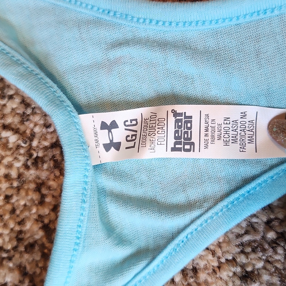 Under Armour Blue and White Star Tank Top - Picture 4 of 12